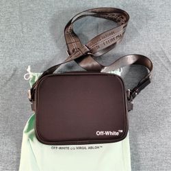 Off-White Nylon Crossbody Bag