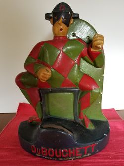 Vintage DuBOUCHETT ceramic bottle holder.