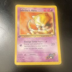 1st edition Sabrina’s Abra