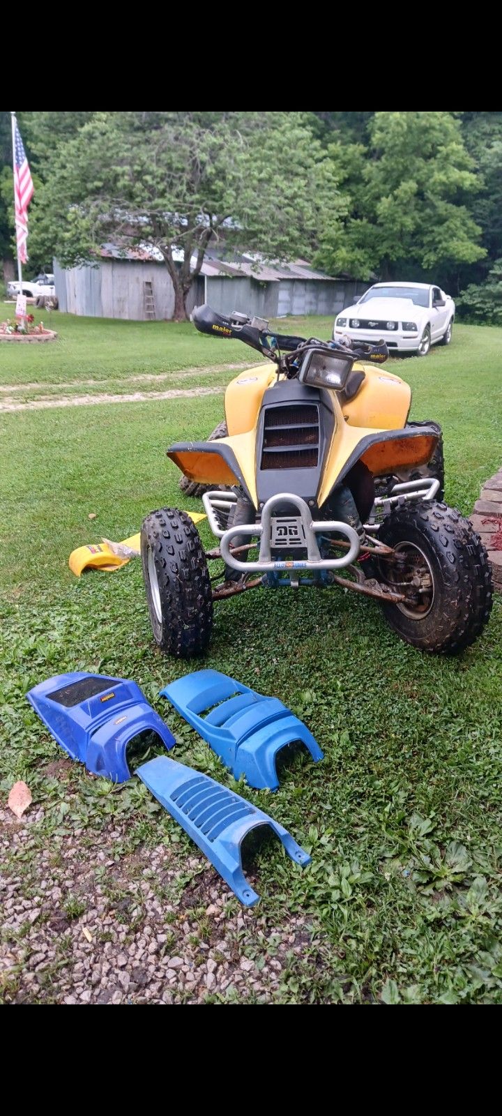 1988 Suzuki LT250R With Trailer