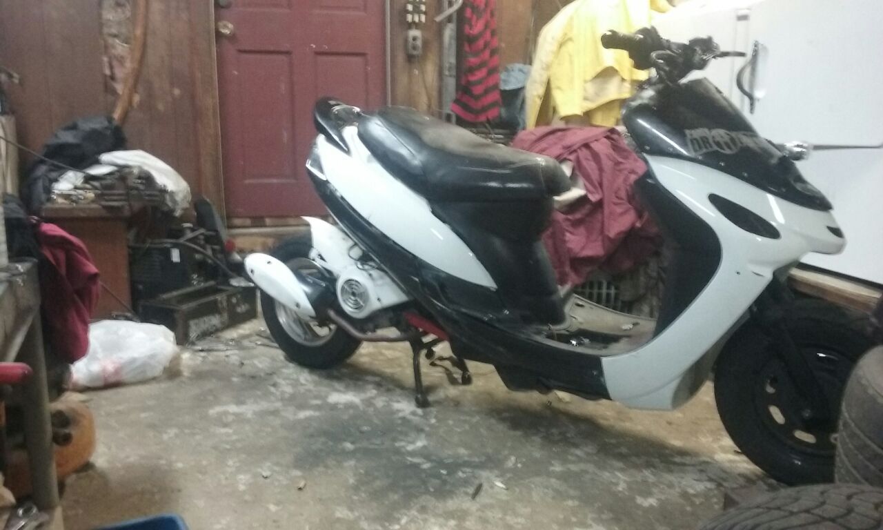 Stretched taotao with 100cc big bore kit