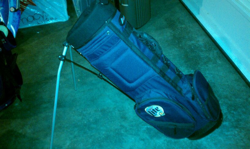 Miller lite golf bag with stand