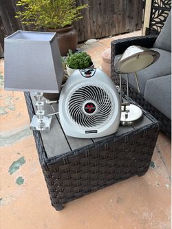 Vornado heater and Two Lamps