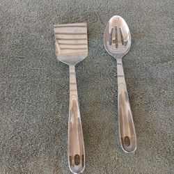 Target Made By Design Stainless Steel Spatula And Serving Spoon.