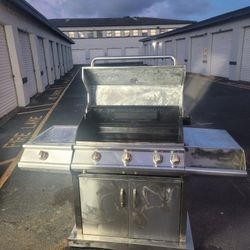 19" X 32" GRILLING SURFACE MEMBERS MARK Stainless Steel Propane Conversion To CHARCOAL BBQ GRILL  CLEAN READY TO GO BURN 🔥 