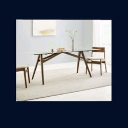 Jensen Inspired Glass Dinning Table