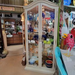 Beautiful Curio Cabinet Display 78" X 42" X 17"