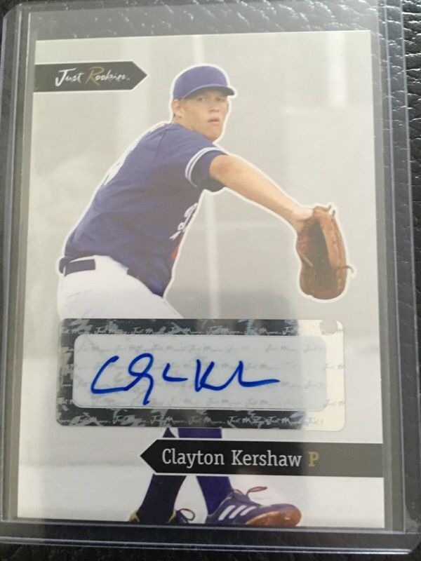 Clayton Kershaw auto rc