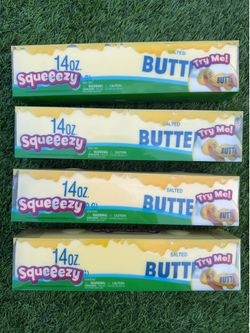 Lot of 4 🔥 Sunny Days Squeezy Butter - Tiktok Viral Sensory Stress Relief Squeeze Toy 🧈