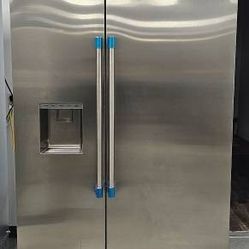 Monogram ZISS480DNSS 48 Inch Counter Depth Built-In Smart Refrigerator