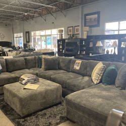 4TH OF JULY SALE🚨‼️ Grey Customizable Sectional☑️❤️ $4,499