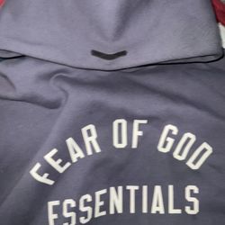 Essential Fear Of God Hoodie Sz. Large