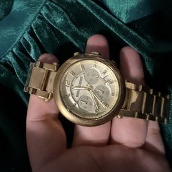 Gold michael kors watch