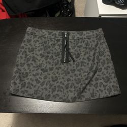 Leopard Print Skirt