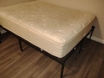 Full size mattress and frame
