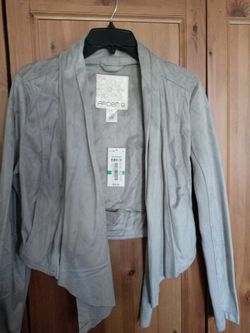 Jacket, Gray/Siilver, size M. " Arden B". BRAND NEW with tags.