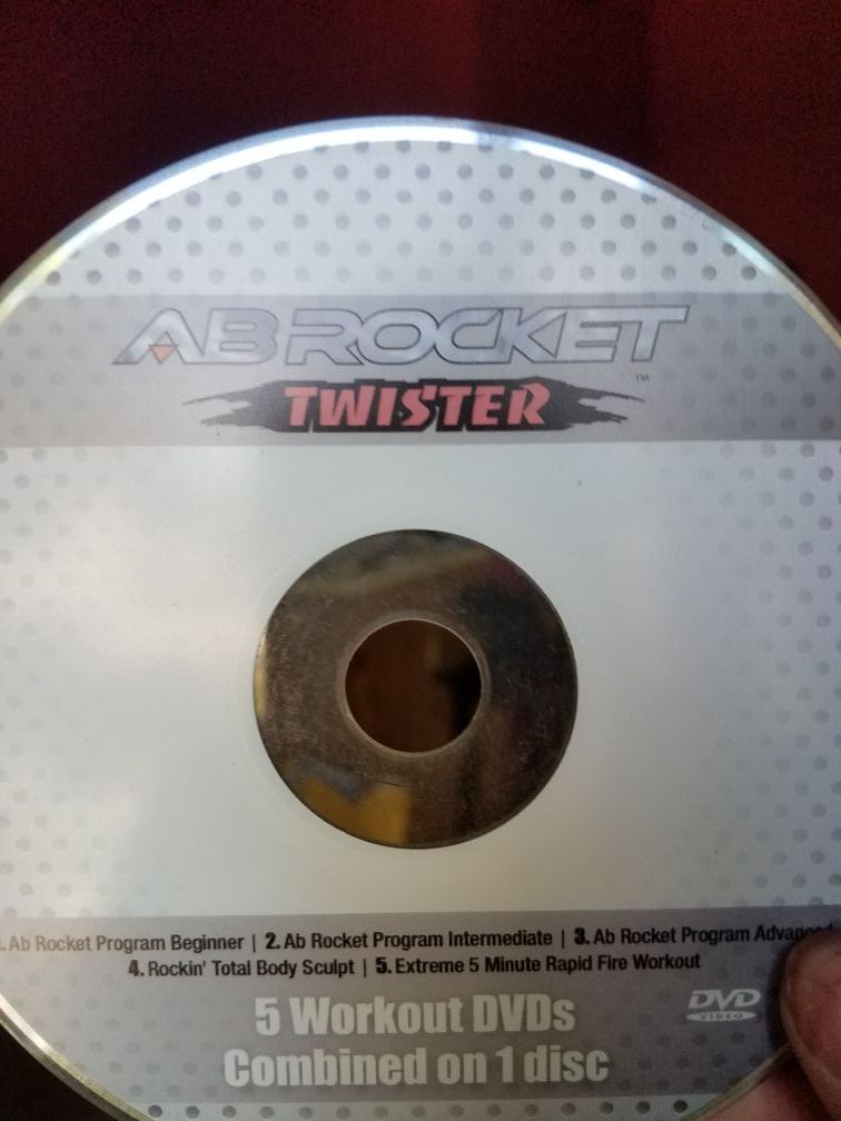 Ab Twister, with assessories included plus dvd