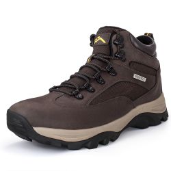 Mens Waterproof Lightweight Hiking Backpacking Boots Brown - 8.5-9 m w 10.5 to 11