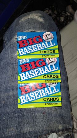 1990 Topps BIG Baseball cards packs