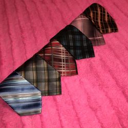 Bundle of 6 Van Heusen ties