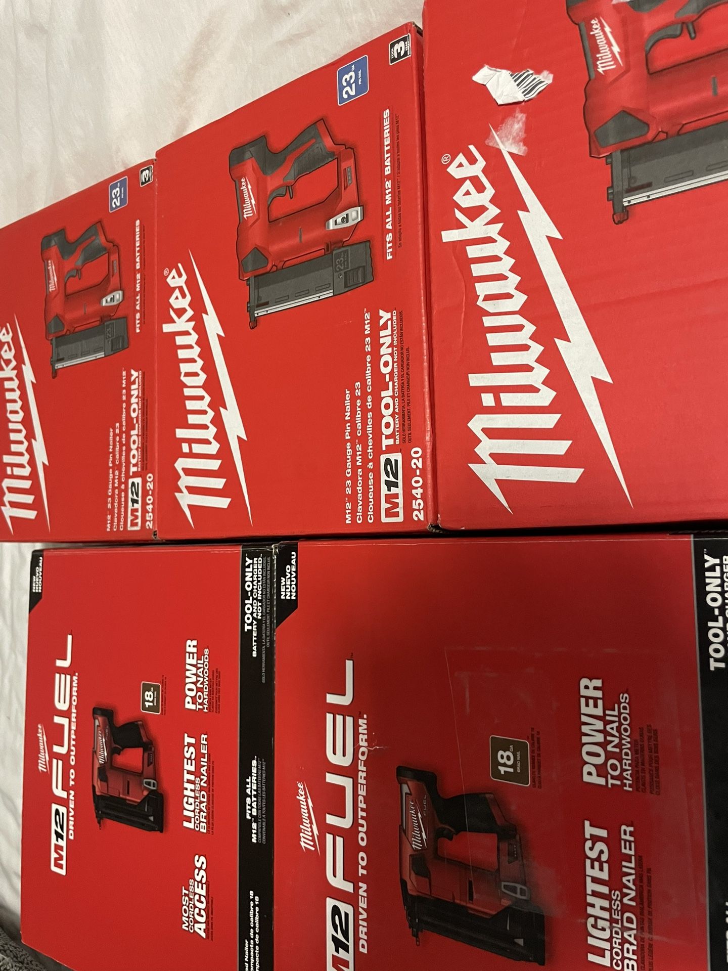 2. 18. M12 Fuel Nail Gun. 3. M12. 23. Gauge. Pin. Nailer