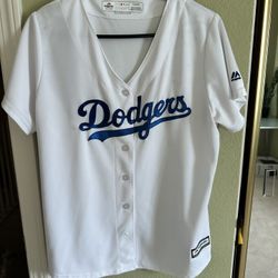 Los Angeles Dodgers Majestic Jersey - Baseball- Women XL
