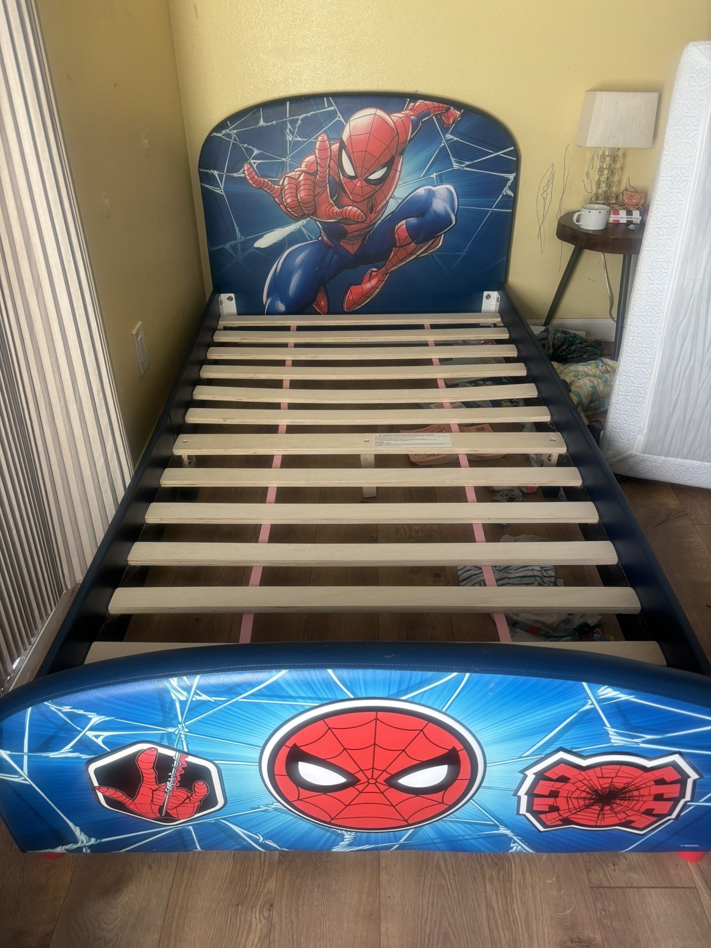 Twin Children’s Bed Frame and Foam Mattress