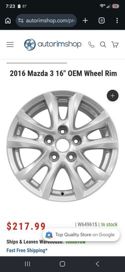 2016 mazda3 Rims 16s