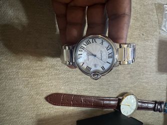 Caretina Silver Stainless Steel Watch