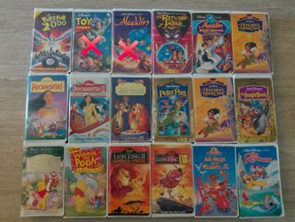 VHS Disney Movies $5 each