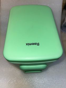 Reemix 3.7L Mini Fridge Portable Cooler & Warmer (AAD-4LA) - Mint Green