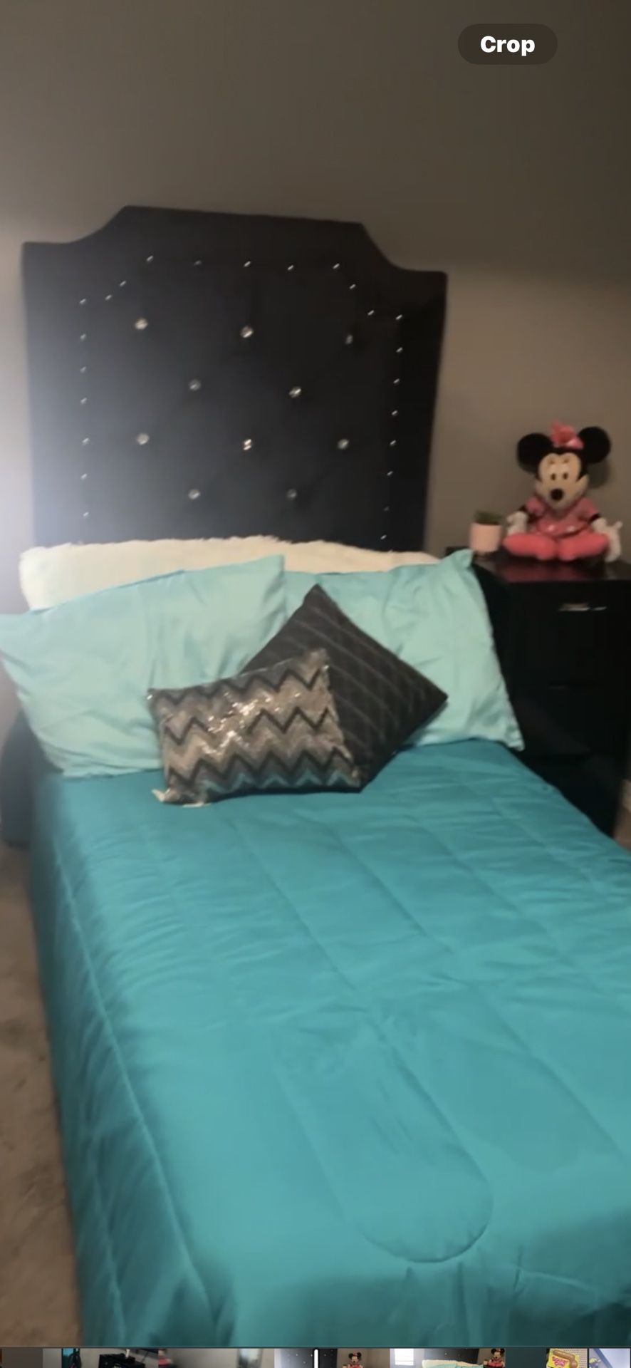 twin bed frame and headboard 