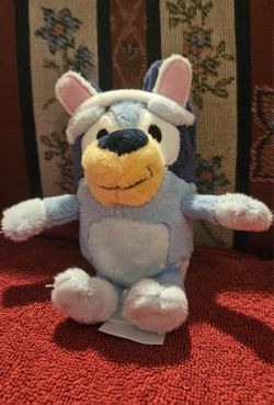 BLUEY MINI PLUSH BACKPACK  CLIP  5" CHARM  PRE-OWNED
