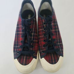 Adidas Nizza RF Platform plaid womens size 8