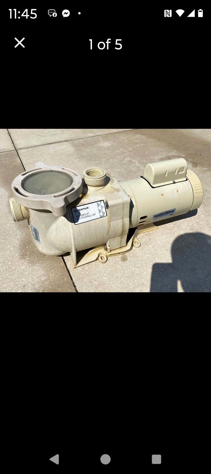 Pentair pool Pump