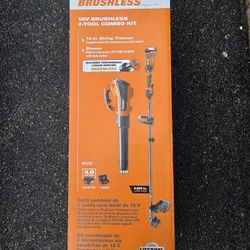 Ridgid 18V Brushless Trimmer And Blower Kit