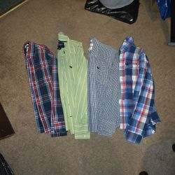 Boys Abercrombie Dress Shirts 