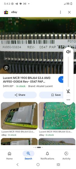 Lucent 1900 mother board