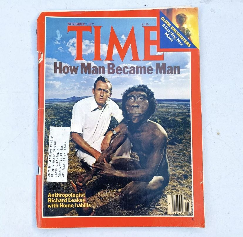 Vintage TIME Magazine 11/7/1977 βHow Man Became Manβ