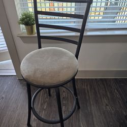 2x Mainstays Indoor Adjustable 24" or 29" Swivel Barstool,