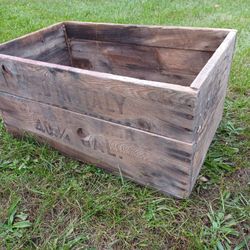Old Wood Box Crate