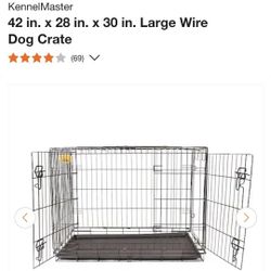 Large Wire Dog Crate