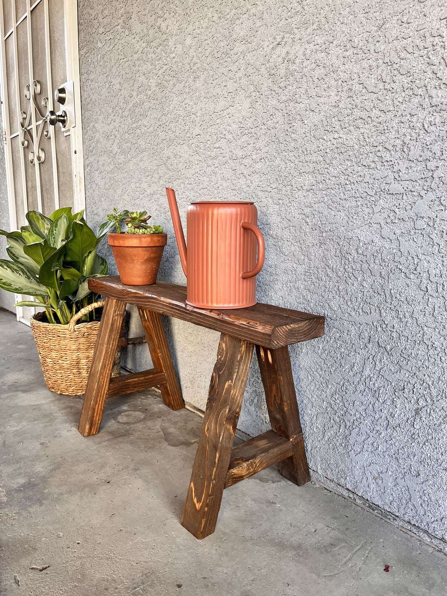 Wooden Rustic Bench 