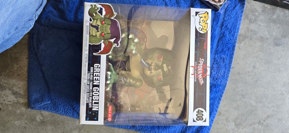 Funko pop spider man green goblin 10 in #408