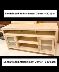 Sandalwood Entertainment Center