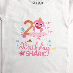Baby Shark T-shirt Birthday