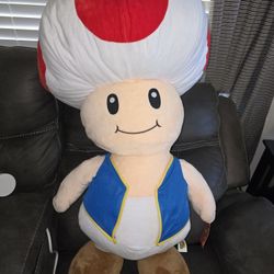 Super Mario Giant Toad Plush