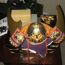 Japanese helmet armor samurai ryugyoku kabuto