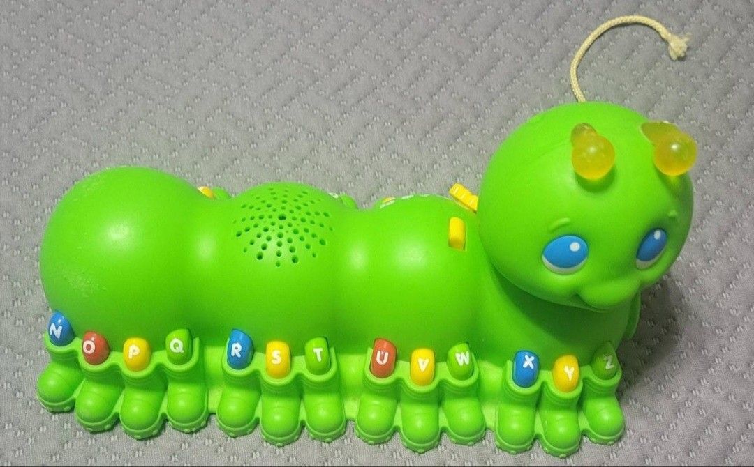 Leap Frog Alphabet Pal Green Caterpillar Pull Toy