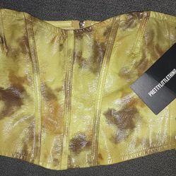 Corset Top  with Side Laces 